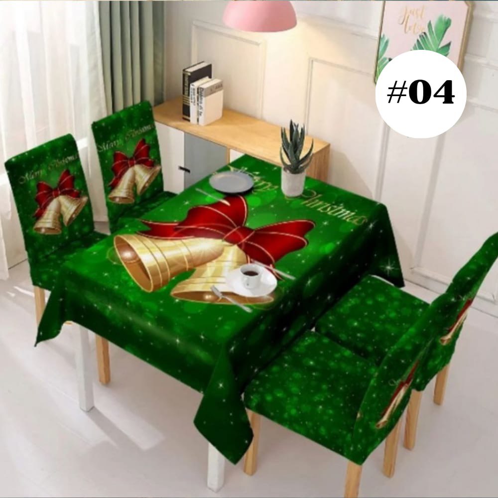 Juego de Comedor Navideño 4 Puestos