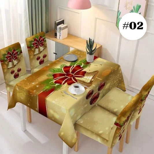 Juego de Comedor Navideño  4 Puestos