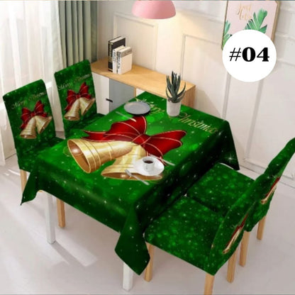 Juego de Comedor Navideño  4 Puestos