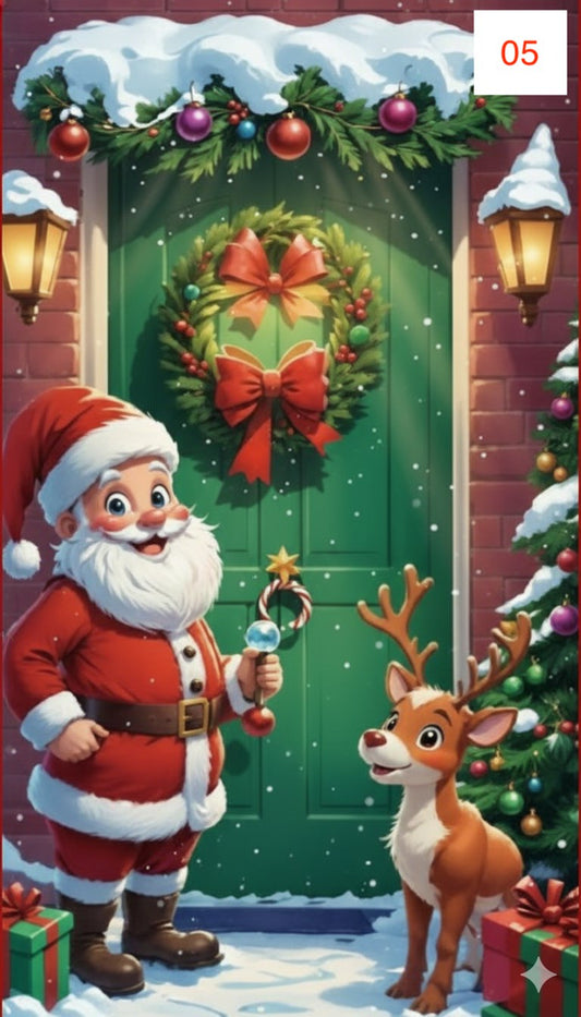 Forro Navideño para Puerta