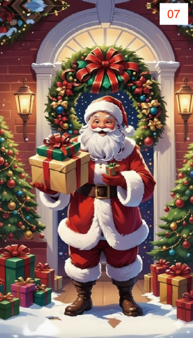 Forro Navideño para Puerta